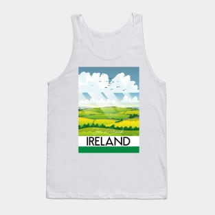 Ireland for a break travel poster Tank Top